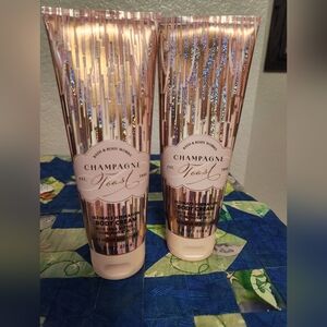 Bath & Body Works Champagne Toast Body Cream - Pink and Gold